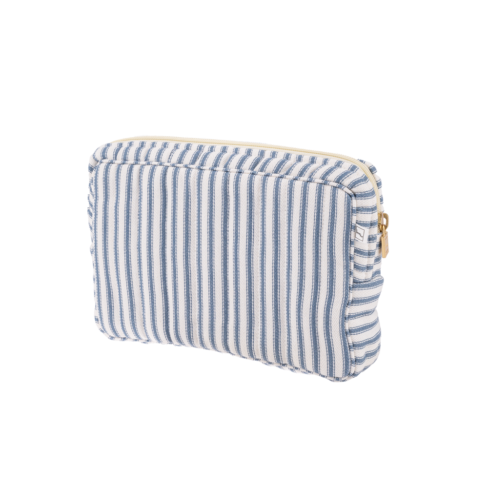 
                  
                    Image of Pouch small mw Ticking stripe blue from Bon Dep Essentials
                  
                