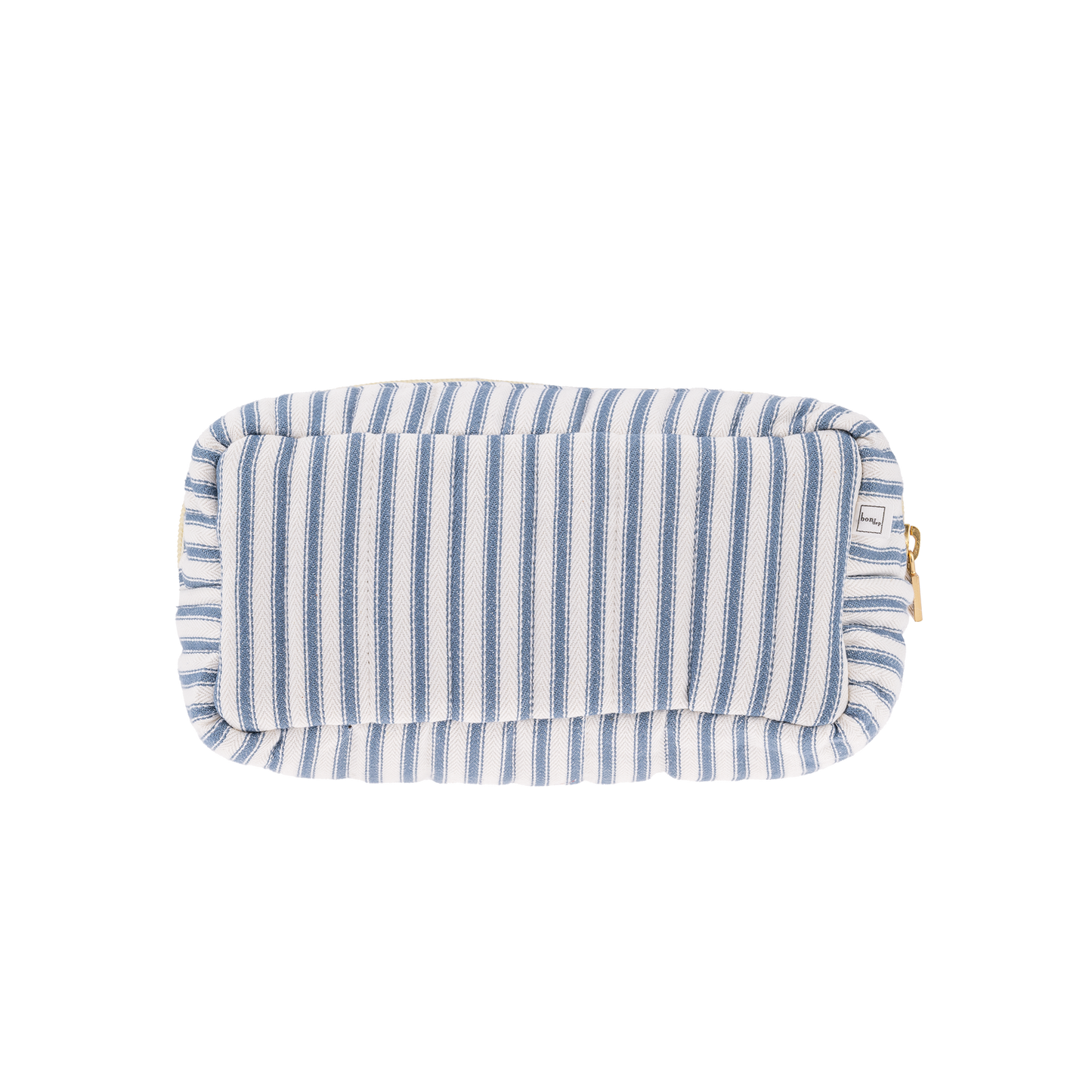 
                  
                    POUCH XS SQUARE MW TICKING STRIPE BLUE
                  
                