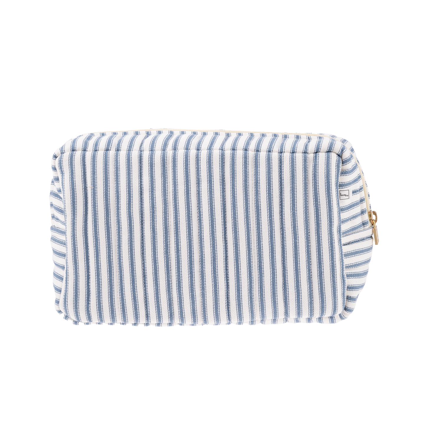 
                  
                    POUCH SQUARE MW TICKING STRIPE BLUE
                  
                