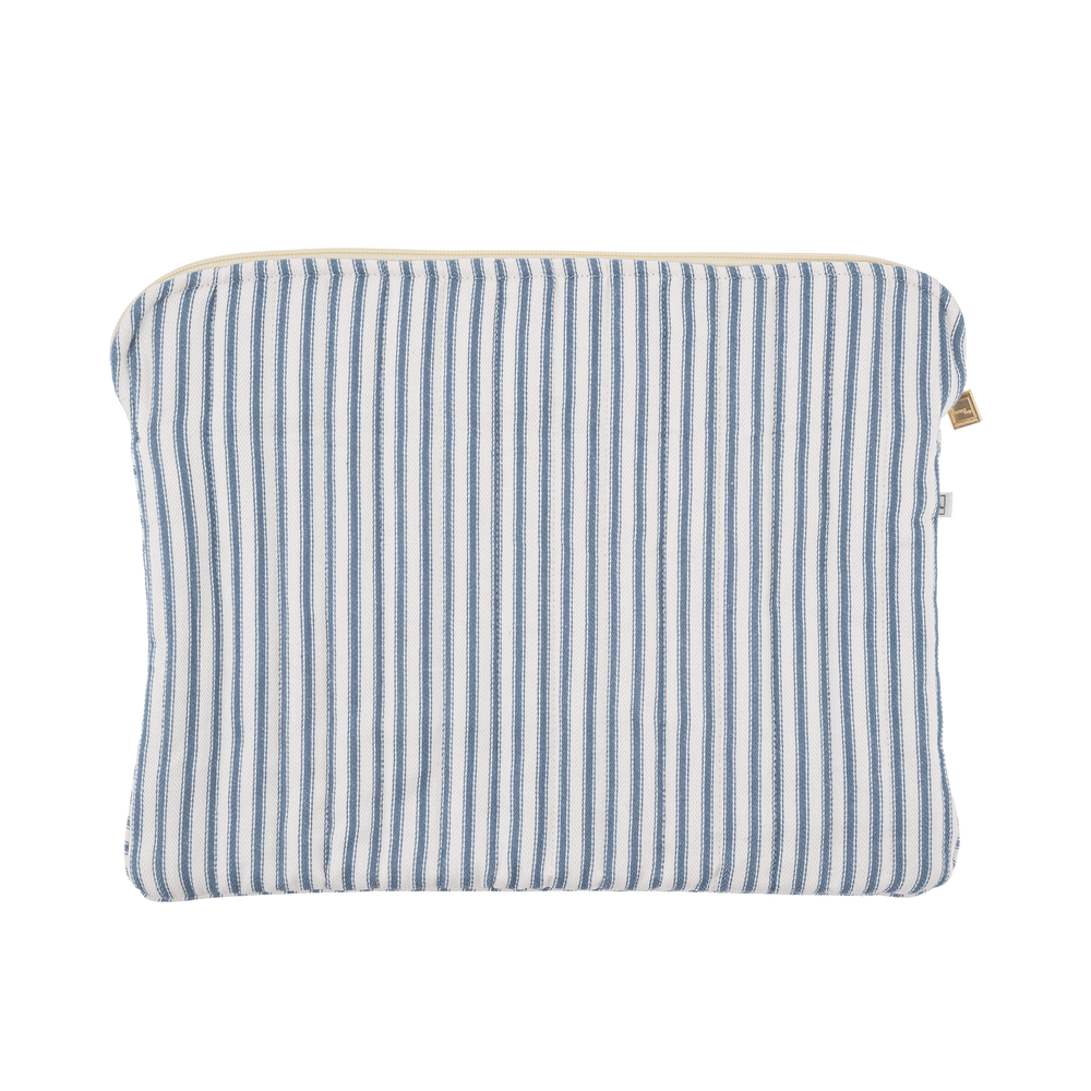 MAC COVER MW TICKING STRIPE BLUE