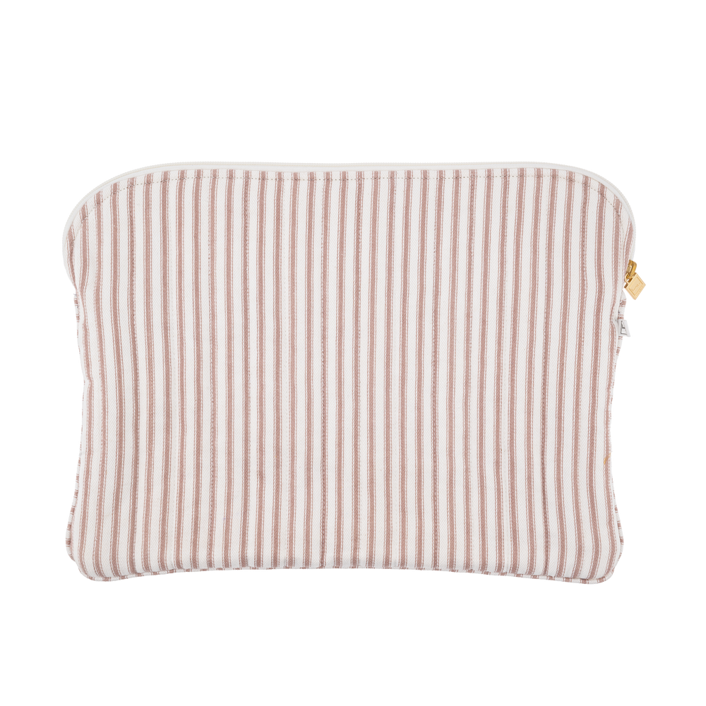 MAC COVER MW TICKING STRIPE DUSTY PINK