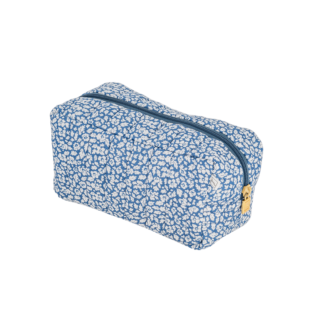 Image of Pouch XS square mw Liberty Feather Blue from Bon Dep Essentials