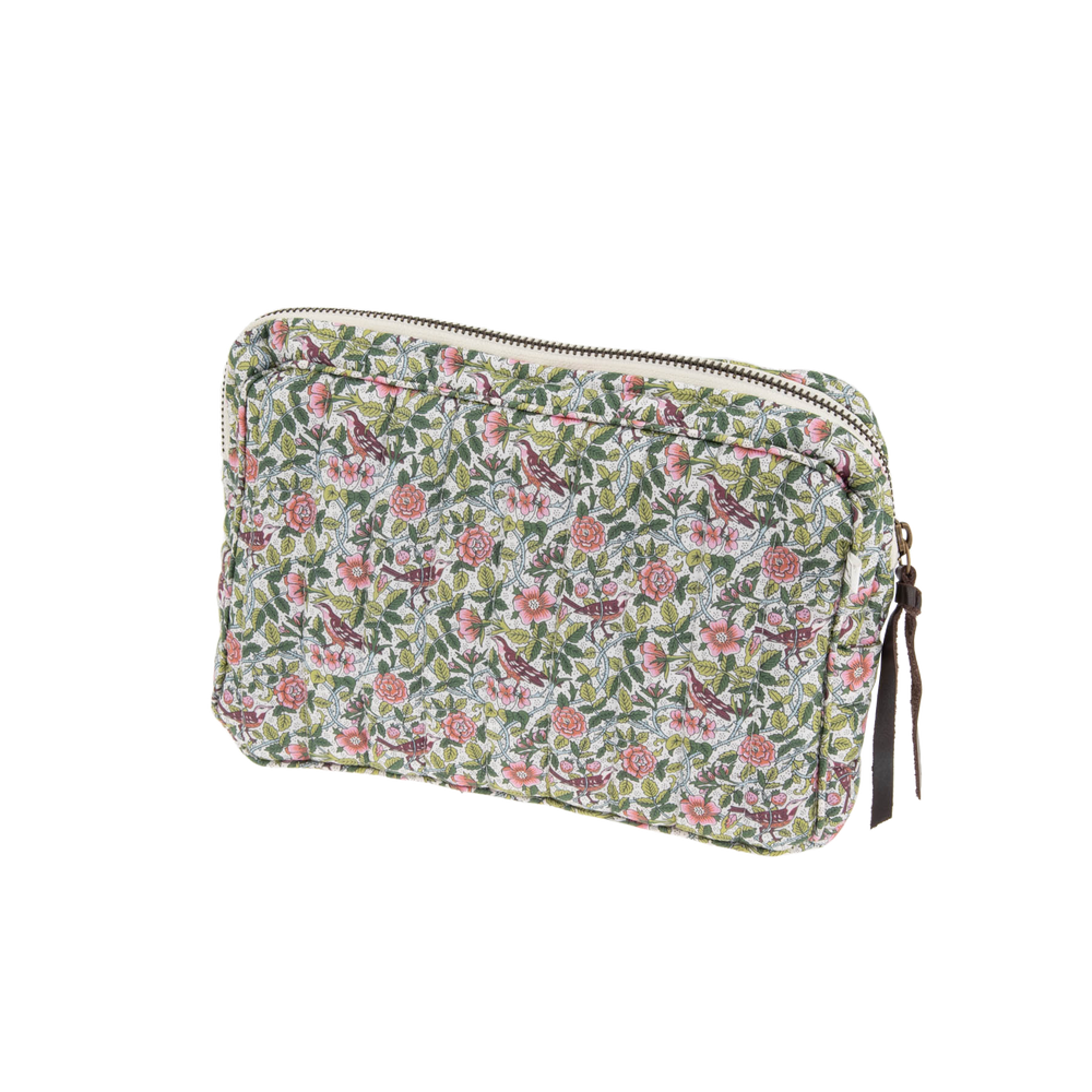 Image of Pouch small mw Liberty Strawberry Tree green from Bon Dep Essentials