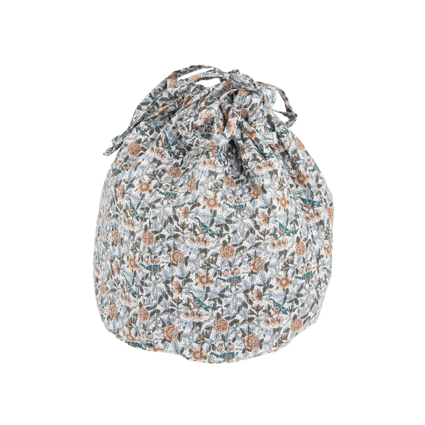 Image of Pouch round mw Liberty Strawberry Tree blue from Bon Dep Essentials