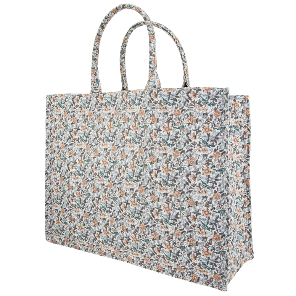Image of Tote bag mw Liberty Strawberry Tree blue from Bon Dep Essentials