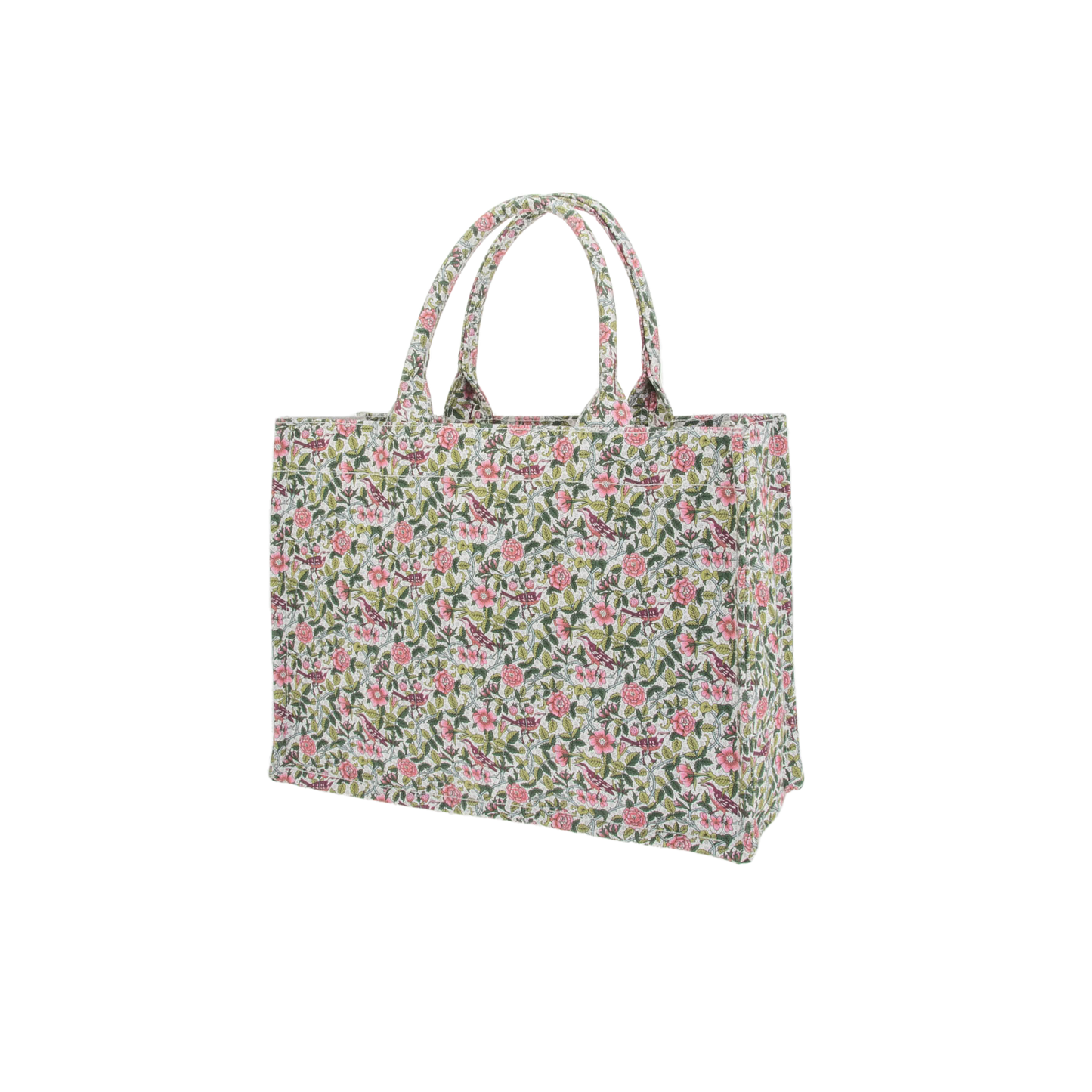 Image of Tote bag mini mw Liberty Strawberry Tree green from Bon Dep Essentials