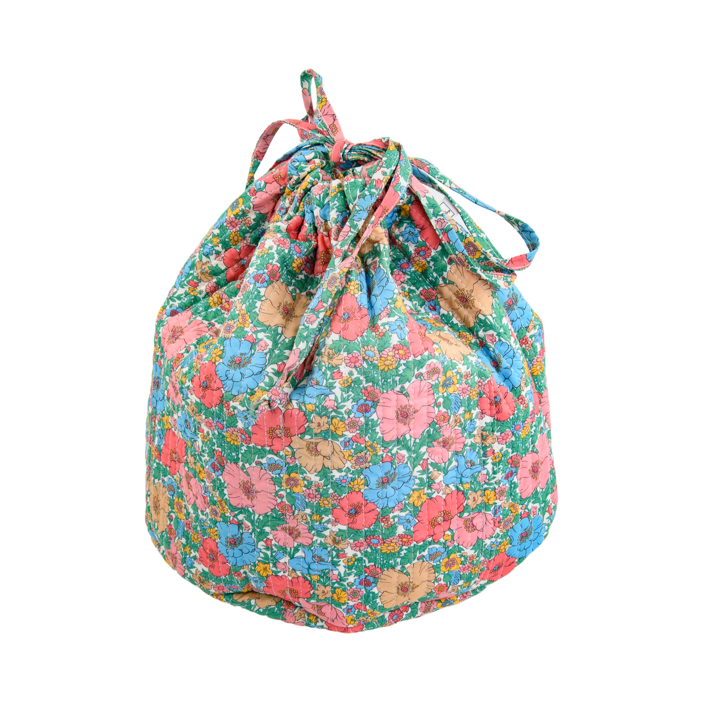 
                  
                    Image of Pouch round mw Liberty fabrics Meadow song peach from Bon Dep Essentials
                  
                
