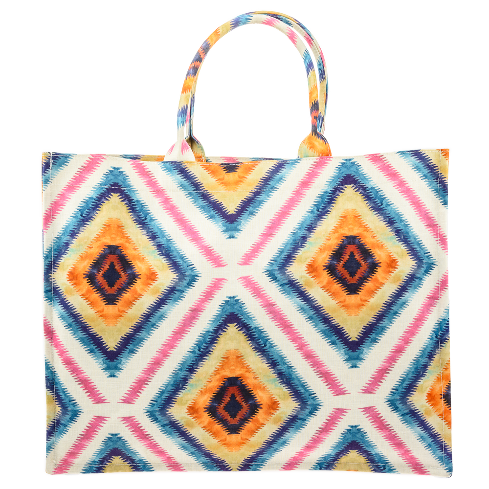 TOTE BAG MW LIBERTY GEO JEWEL LINEN
