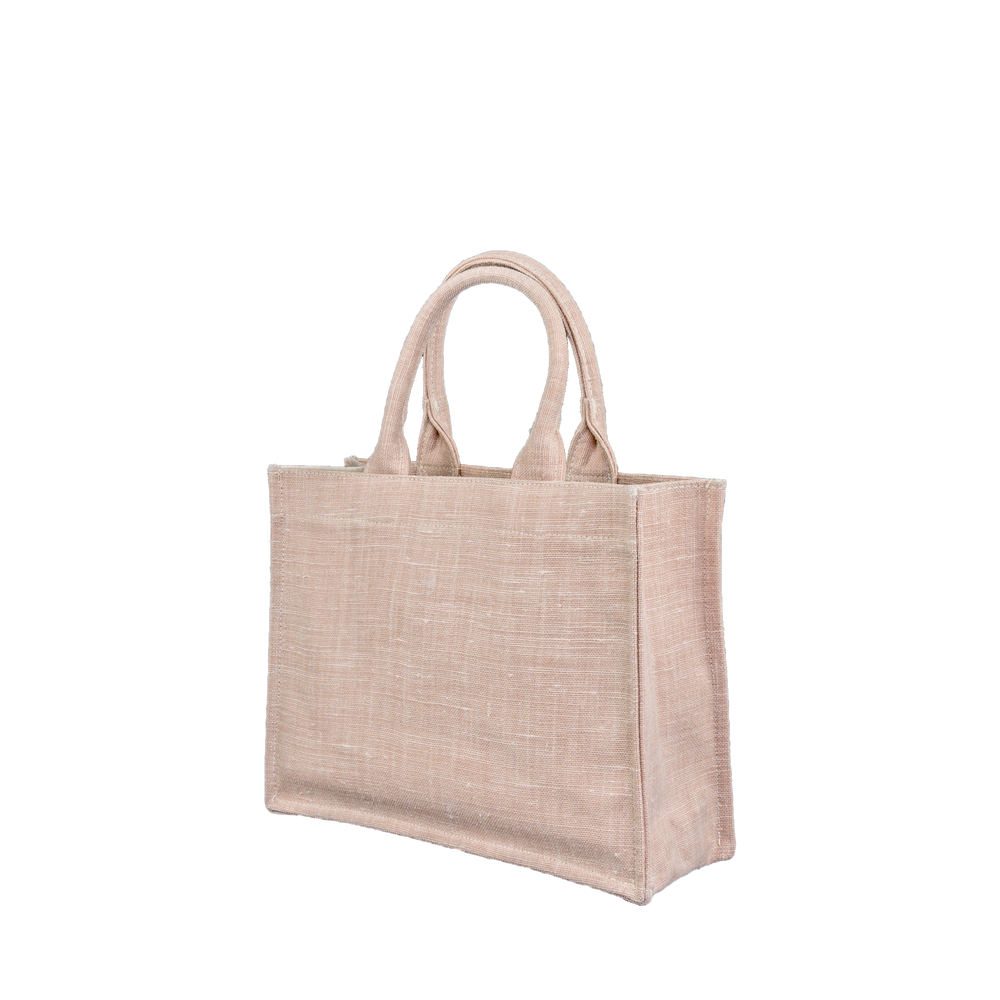 Image of Tote bag mini Belgian Linen Pink from Bon Dep Essentials