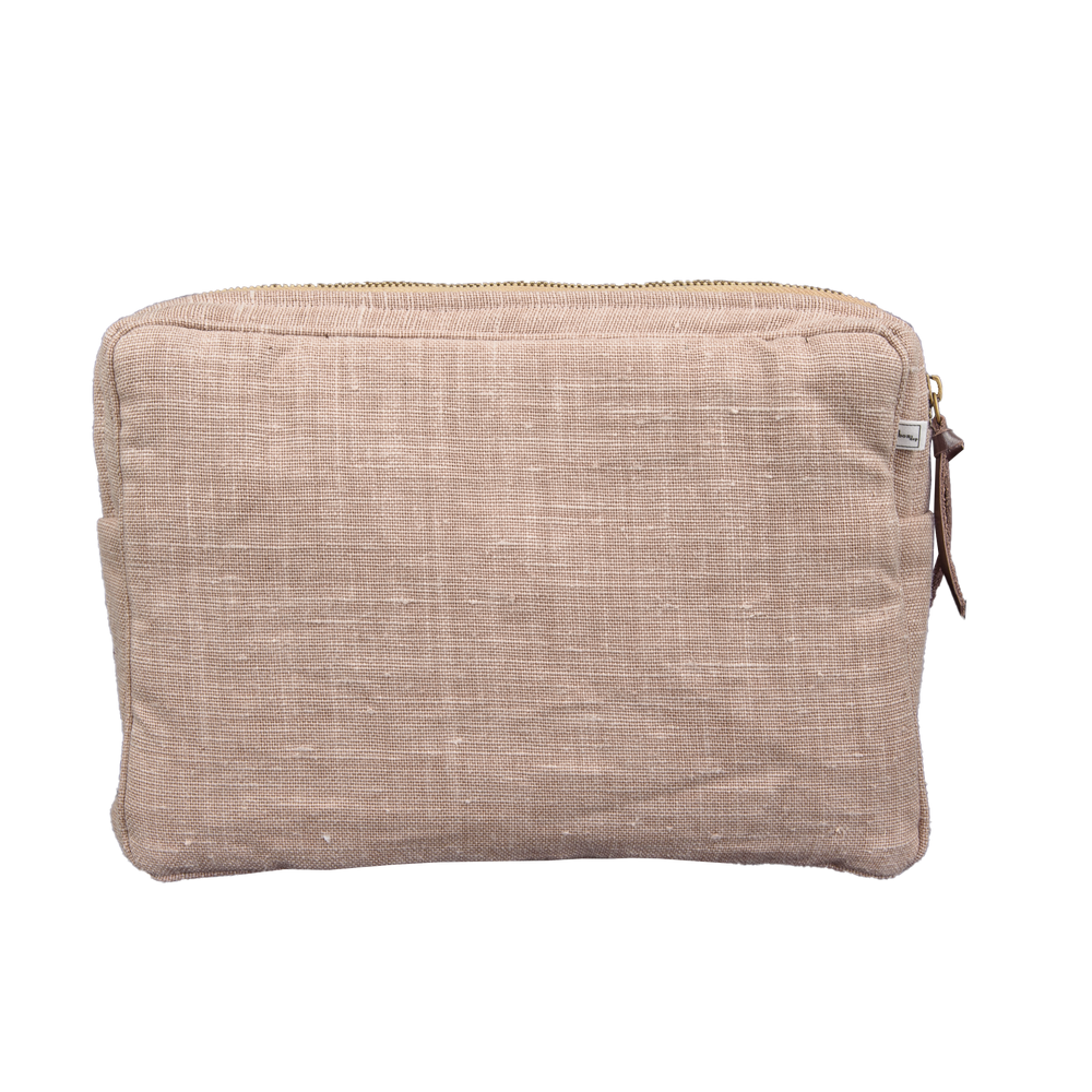 POUCH BIG MW BELGIAN LINEN PINK