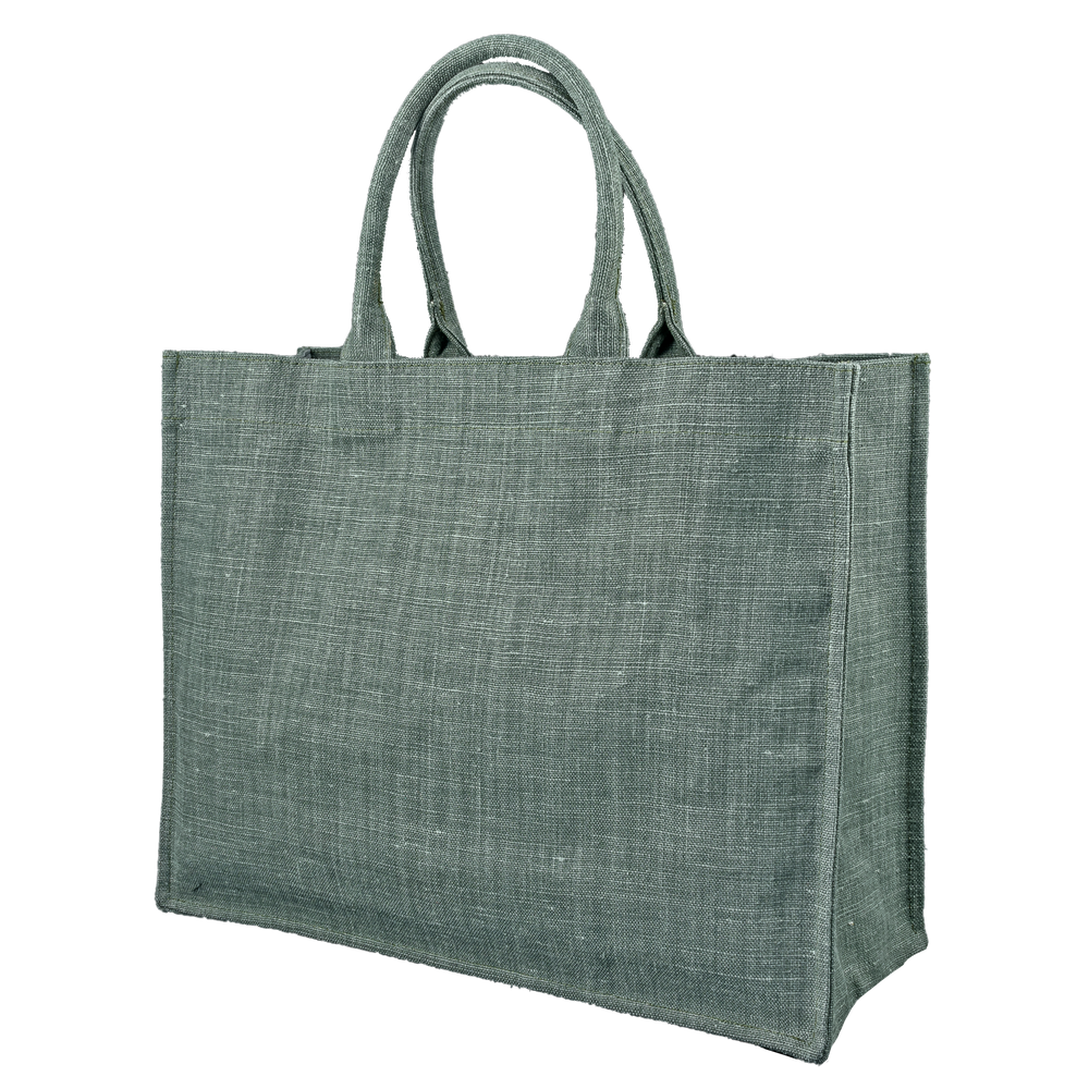 
                  
                    Image of Tote bag mw Belgian Linen hunter green from Bon Dep Essentials
                  
                
