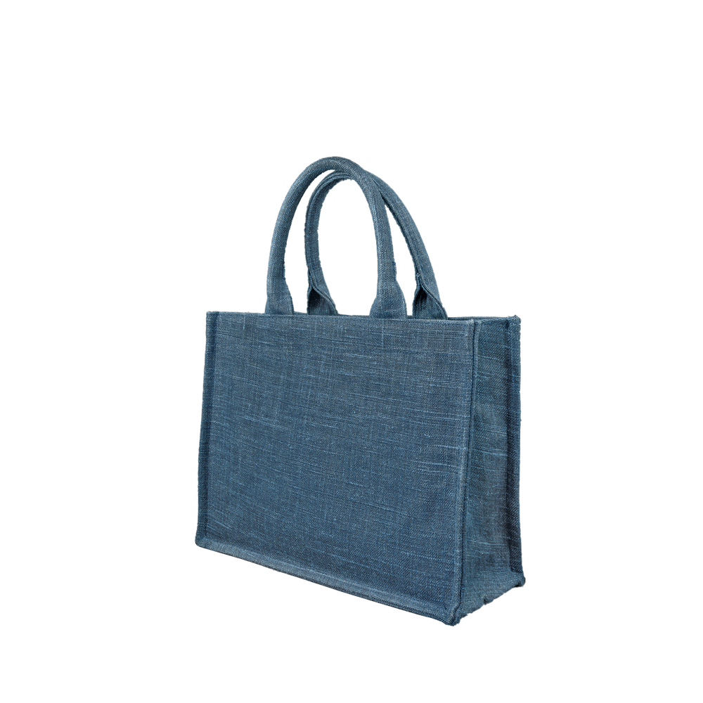 Image of Tote bag mini mw Belgian Linen indigo from Bon Dep Essentials
