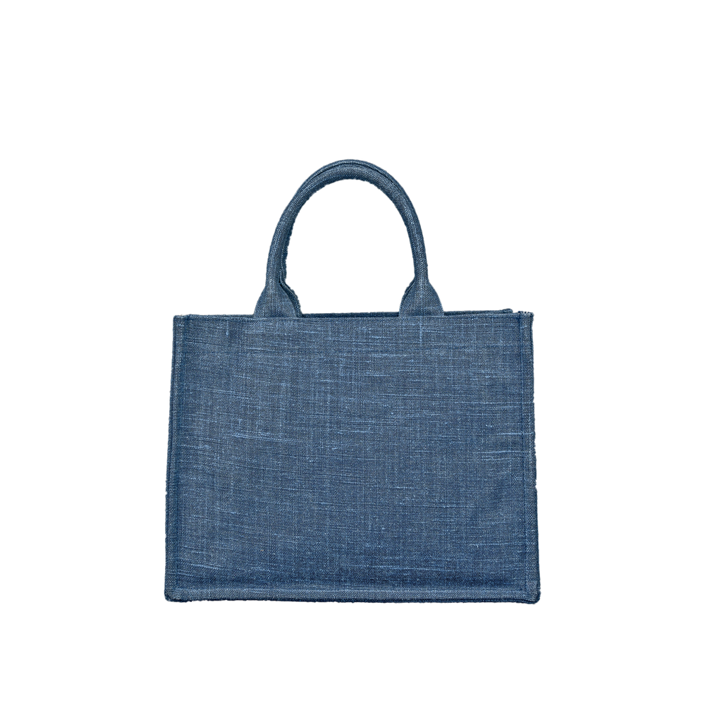 TOTE BAG MINI MW BELGIAN LINEN INDIGO