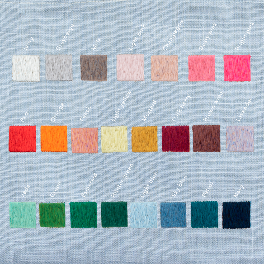 TOTE BAG MINI BELGIAN LINEN LIGHT BLUE