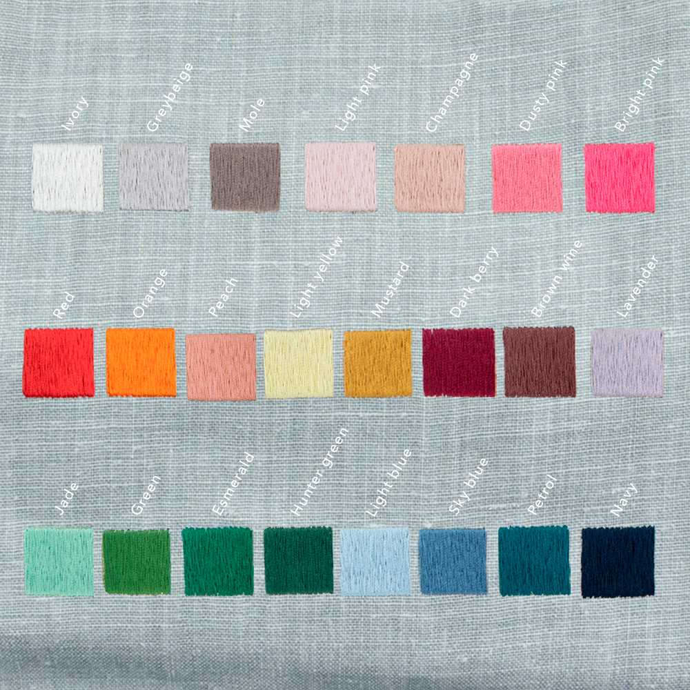 POUCH BIG MW BELGIAN LINEN MINT