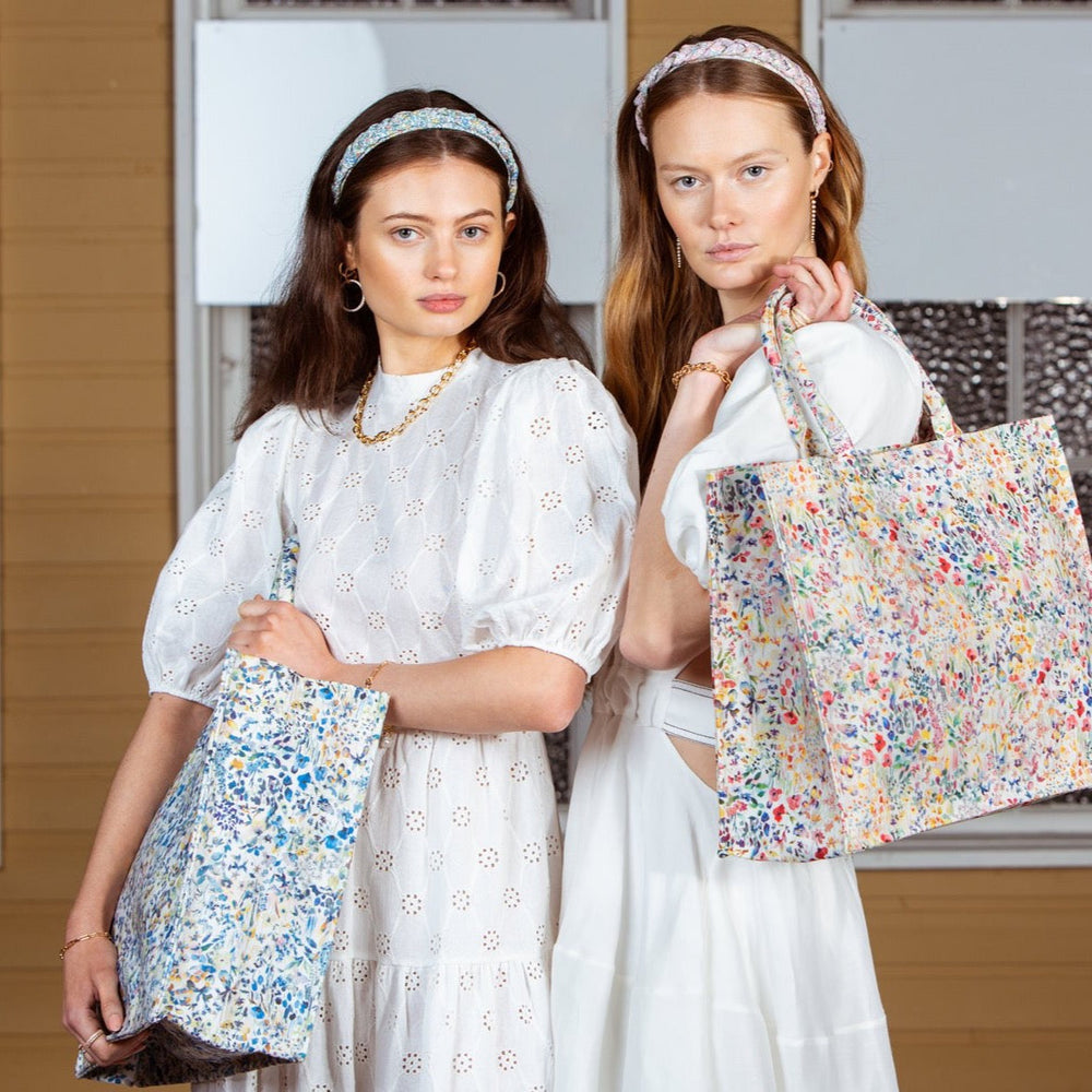 TOTE BAG MW LIBERTY FELDA BLUE LINEN