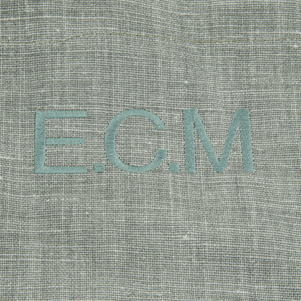 TOTE BAG MW BELGIAN LINEN HUNTER GREEN